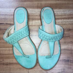 Frye Shoes - Frye Mint Green 7.5 thong Sandals Frye Shoes - Frye Mint Green 7.5 thong Sandals